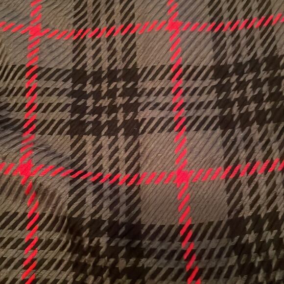 Covington Red and gray Tartan vintage Plaid wool blend skirt size 8 - Picture 3 of 6